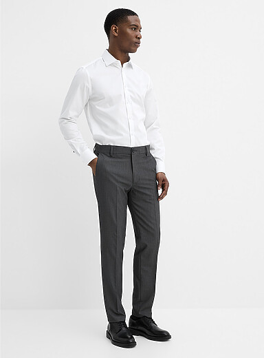 Le pantalon taille confort uni
