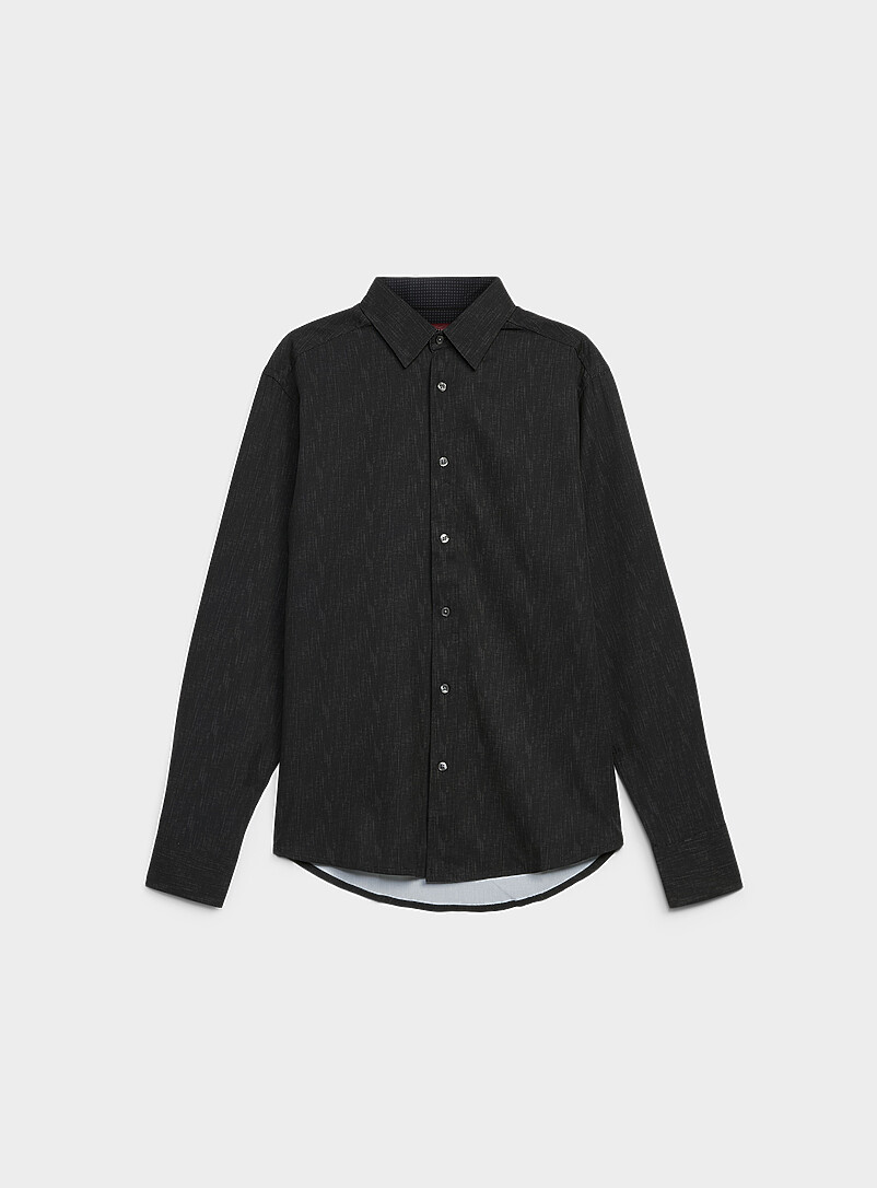 Printed heathered-like shirt | Report Collection | Shop Men's Solid ...