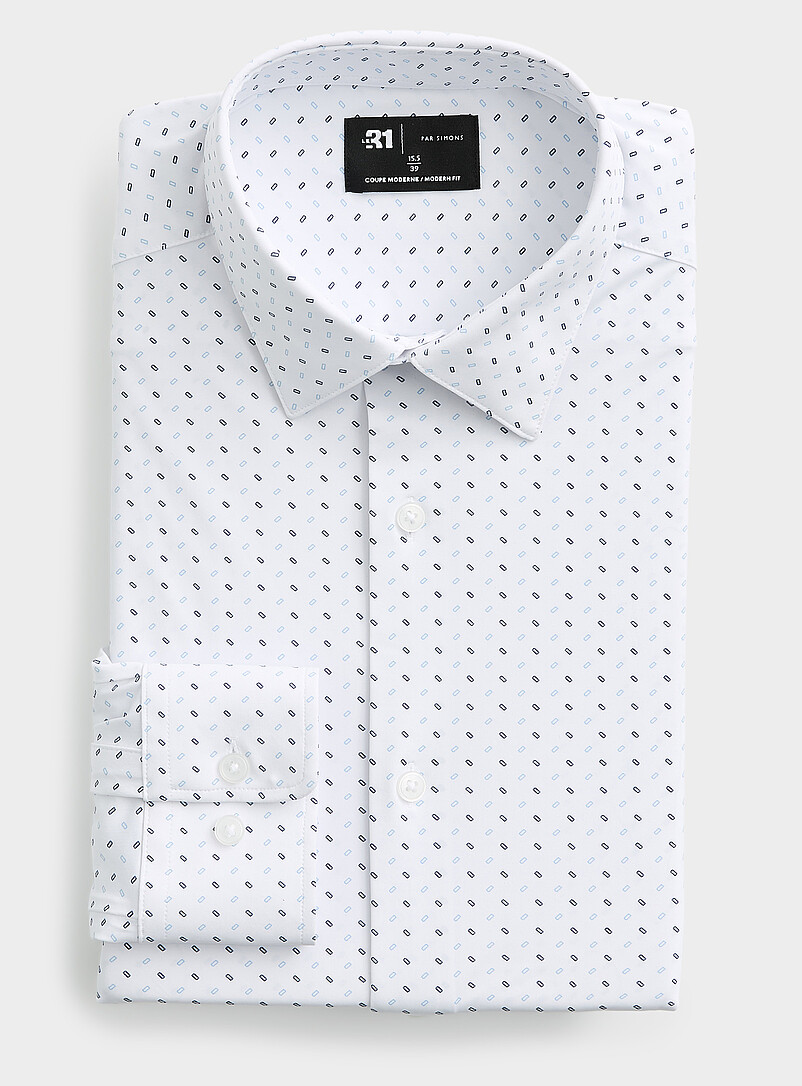 Two-tone rectangle shirt Modern fit | Le 31 | Shop Men's Semi-Tailored Dress Shirts | Simons Two-tone rectangle shirt Modern fit | Le 31 | Shop Men's Semi-Tailored Dress Shirts | Simons