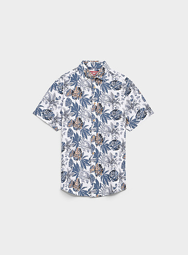 La chemise botanique exotique <b>Coupe r&eacute;guli&egrave;re</b>