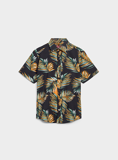 La chemise feuillage exotique <b>Coupe r&eacute;guli&egrave;re</b>