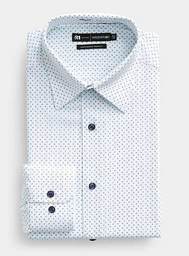 Two-tone stick fluid shirt Modern fit Innovation collection, Le 31, Shop  Men's Easy Care Dress Shirts