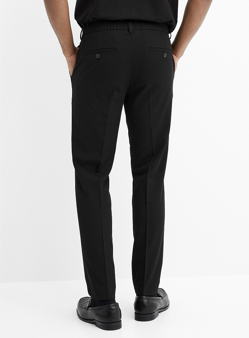 Solid comfort-waist pant product image 3
