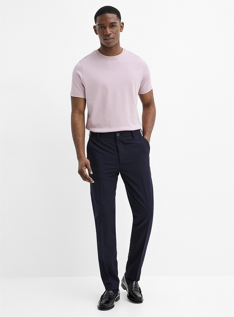 Solid Comfort-Waist Pant