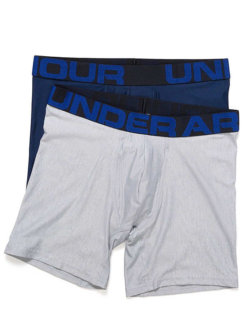 12pk Mens Seamless Boxer Briefs Short Microfiber Underwear Knocker One Size  New Blue at  Men's Clothing store