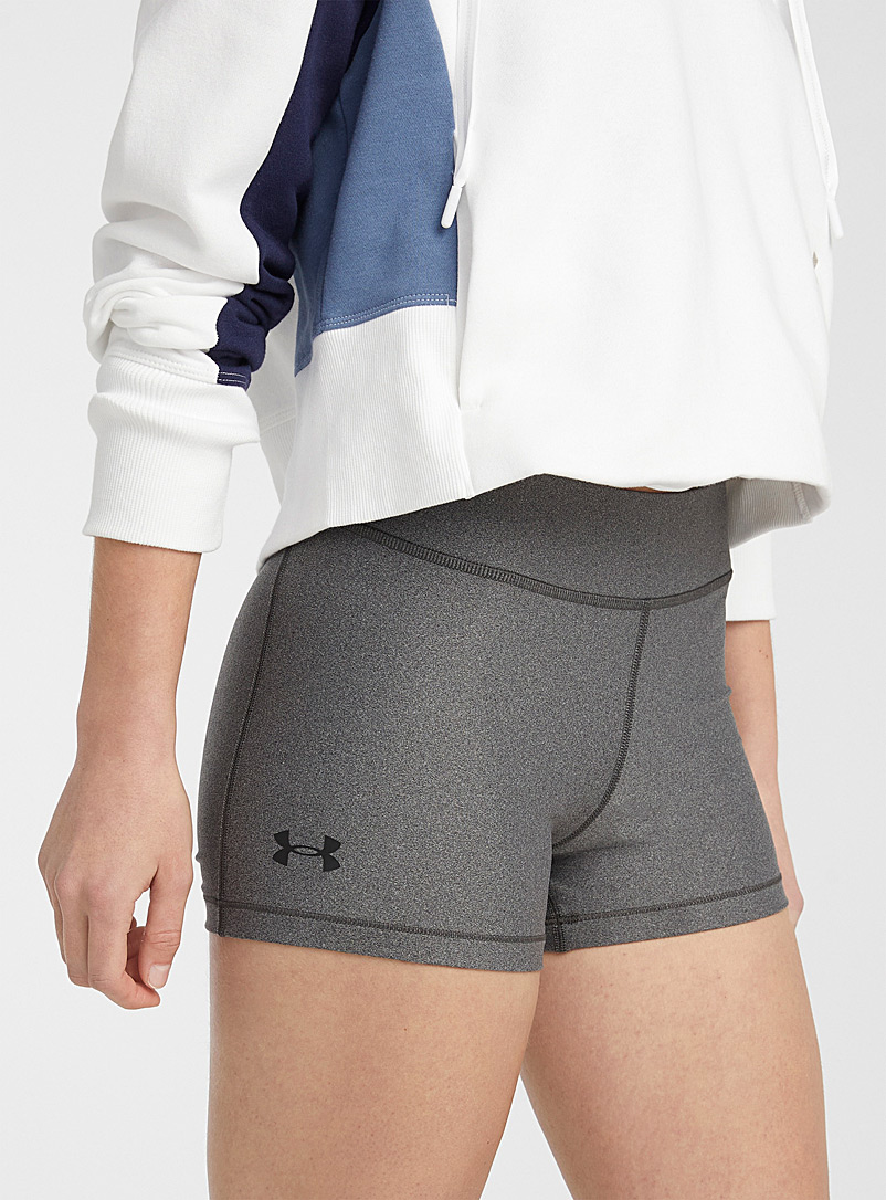 Under Armour Charcoal Armor 3-inch compression short for women
