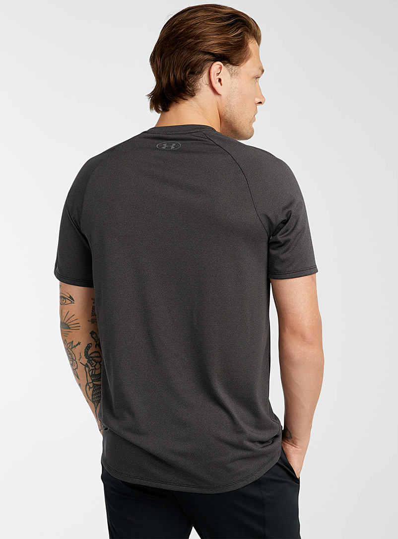 Under Armour Black Novelty geo ultra-light T-shirt for men