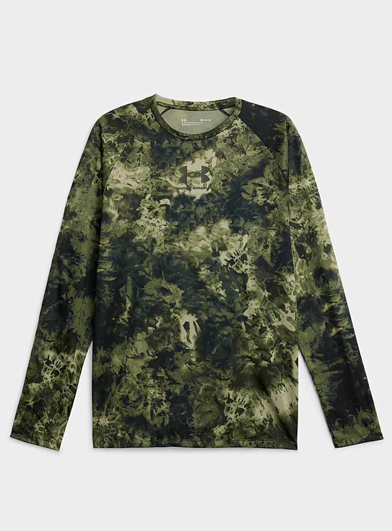 Under Armour Patterned Green Corrosive pattern light raglan T-shirt for men