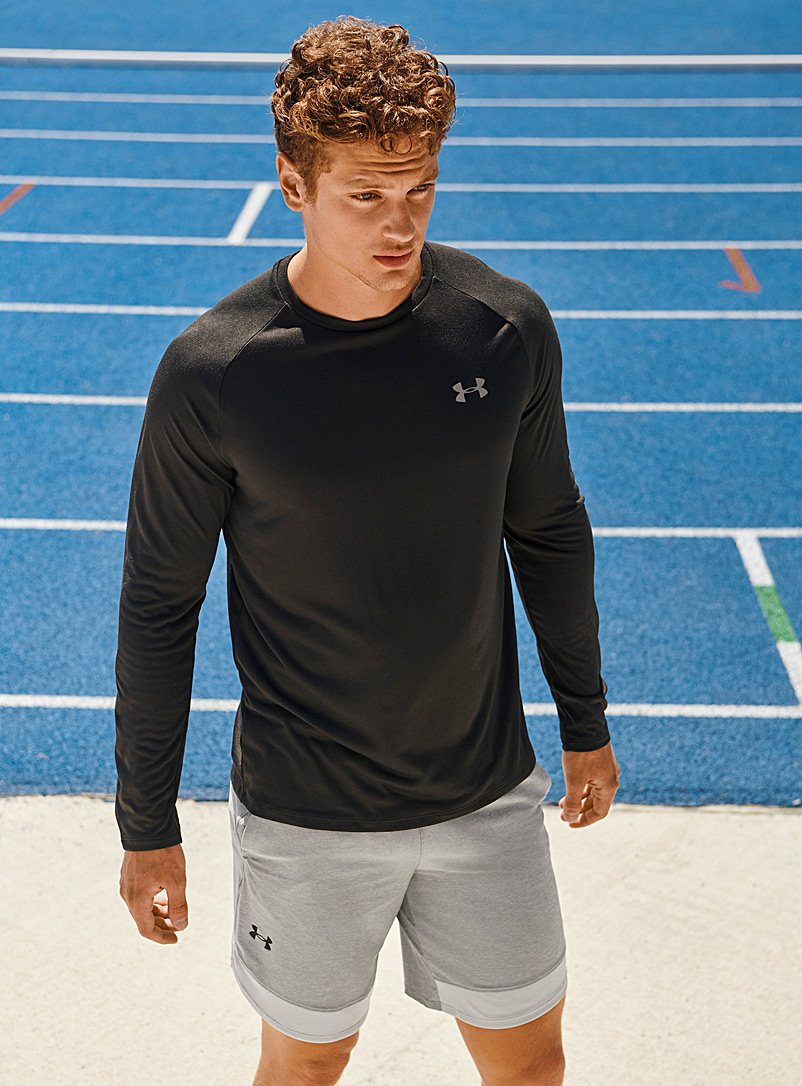  BRADY Men's Cotton Jersey Brand Long Sleeve Tee, Quartz :  Sports & Outdoors