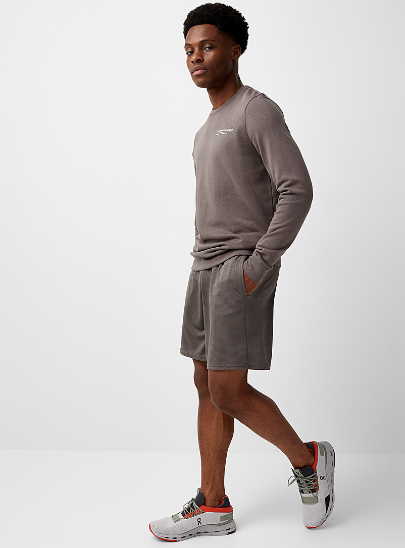 Under Armour Light Brown Micro-perforated fluid short for men