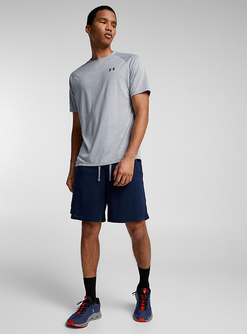 Under Armour Marine Blue Micro-perforated fluid short for men