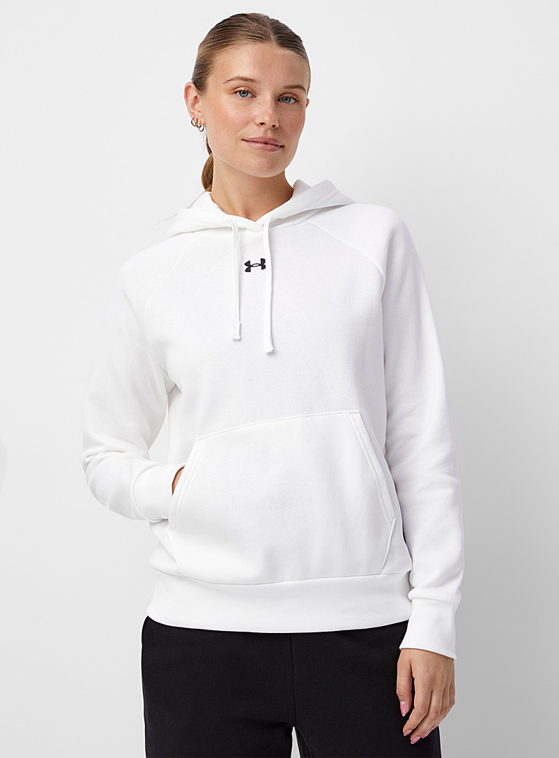 Under Armour White Rival Fleece hoodie for women