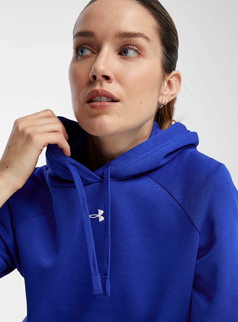 Under Armour Blue Rival Fleece hoodie for women