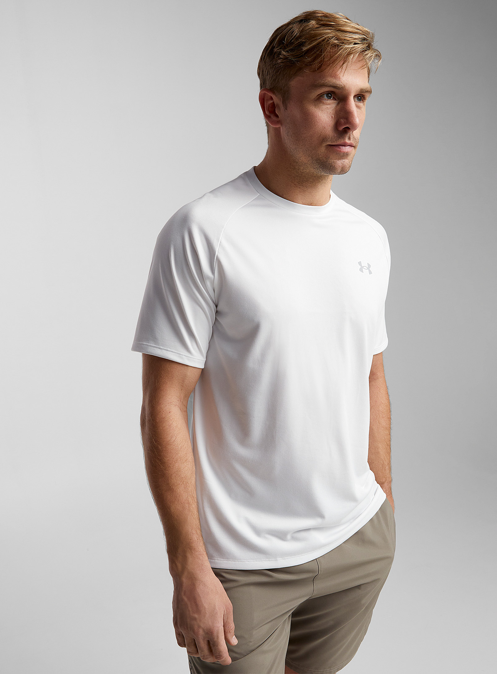 Under Armour Tech 2.0 Cool Jersey T-shirt In White