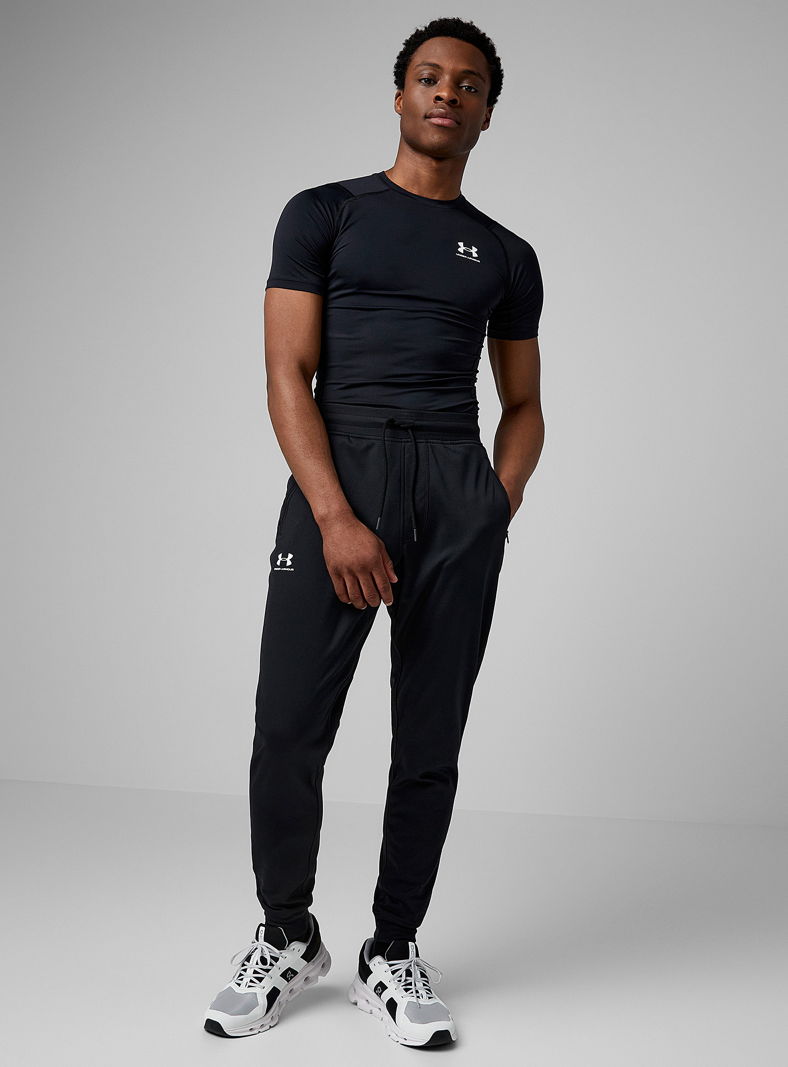 Under Armour Sportstyle Knit Ankle Joggers In Black
