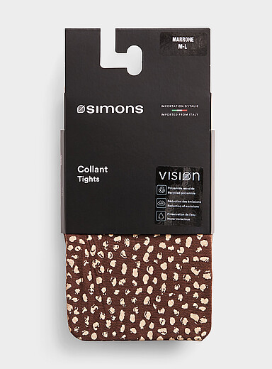 Deer print sheer tights <b>Exclusive collection from Italy</b>