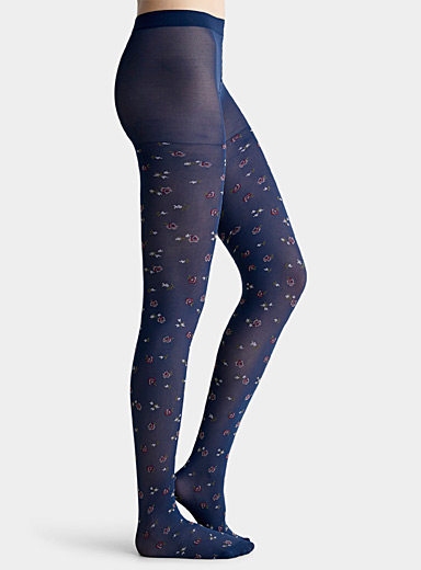 Check mini pattern opaque tights, Simons, Shop Women's Tights Online