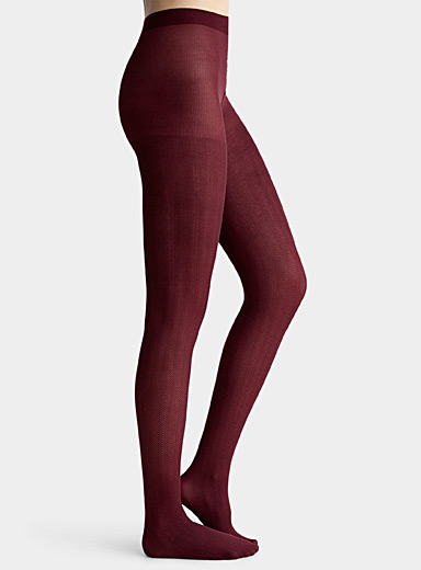 Ribbed Viscose/Cashmere Tights, Tights & Hosiery, Women