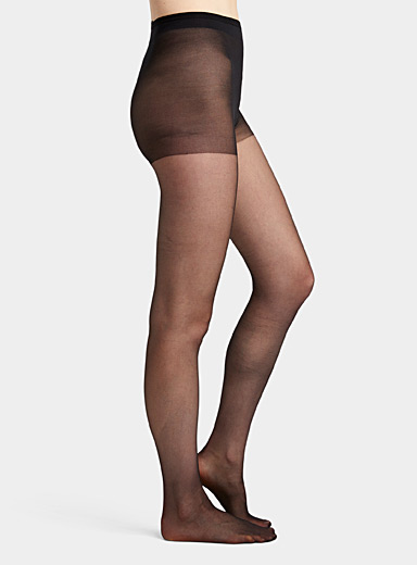 Embroidered cherry sheer pantyhose, Pretty Polly