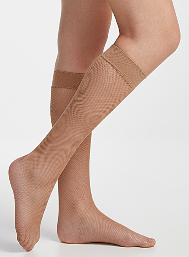 Fishnet knee-highs <b>Exclusive collection from Italy</b>