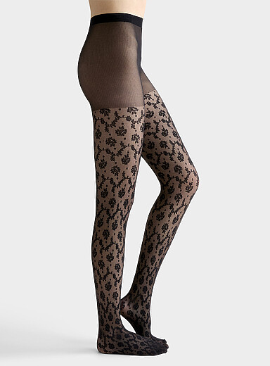 Collant Collection Le collant diaphane dentelle baroque Collection exclusive d'Italie ...