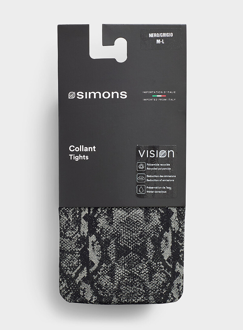 Faux-snakeskin tights Exclusive collection from Italy product image 2