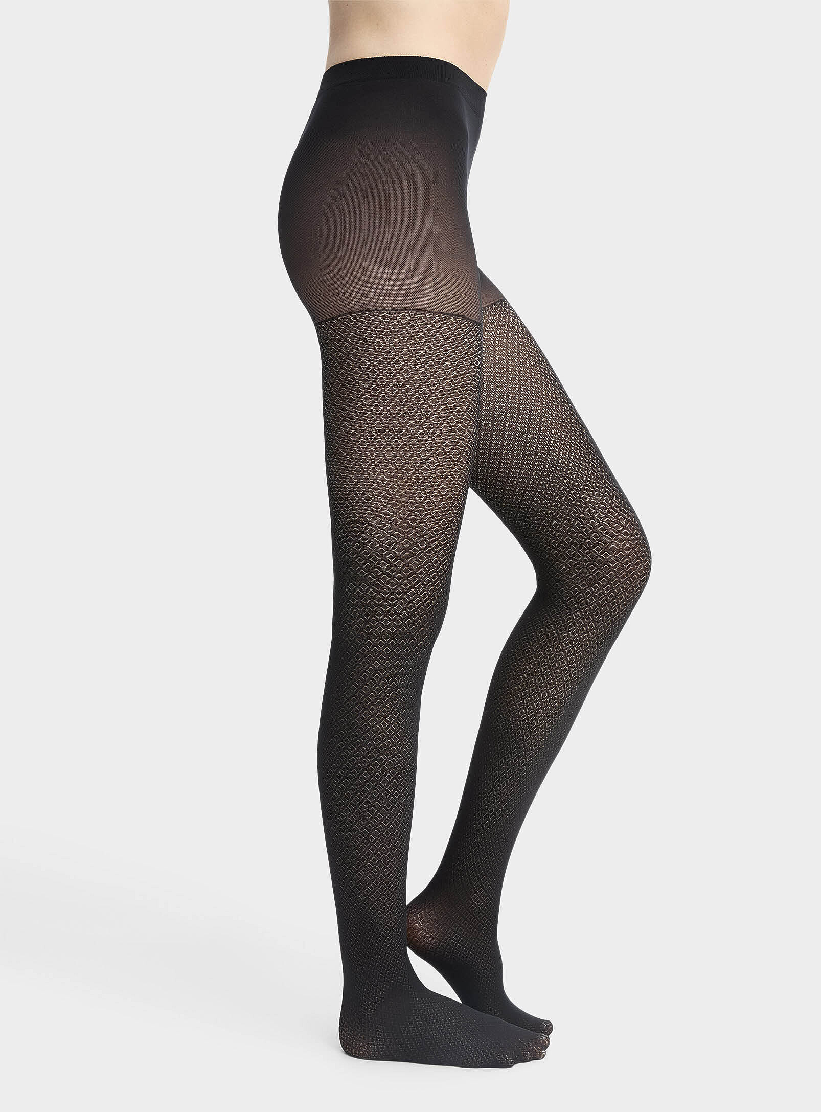 Simon's Openwork Diamond Tights Exclusive Collection From Italy