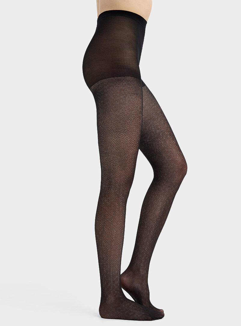 Repeat geometric pantyhose Exclusive collection from Italy product image (primary)