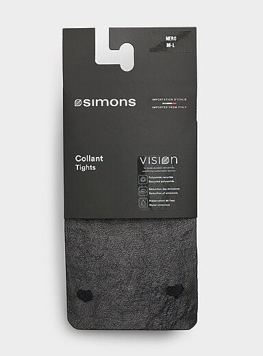 Small-heart pantyhose 30 denier - Semi-transparent Exclusive collection from Italy product image 3