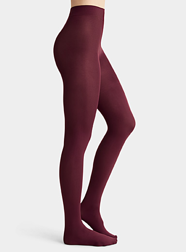 Collant Ultra-Opaque Rouge Intense pour femme Perfect Contention 80D