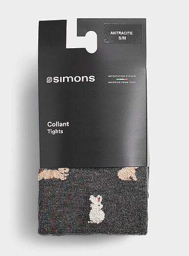 Le collant tricot doux lapins <b>Importation d'Italie</b>