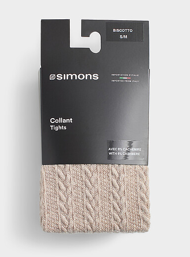 Le collant tricot c&acirc;bles <b>Collection exclusive d'Italie</b>