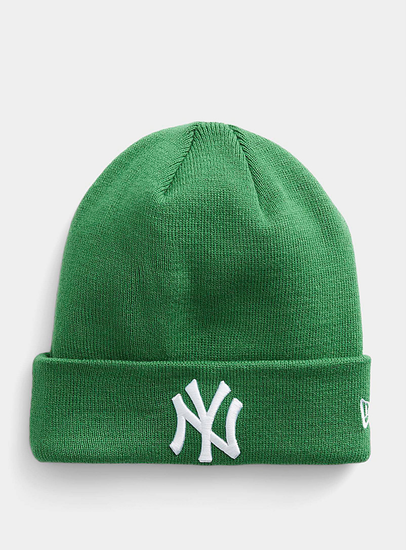 New Era: La tuque Yankees de New York Vert pour homme