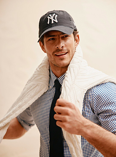 Casquette En Denim Style Britannique Pour Homme - Modèle Western Avec Visière - Noir - Taille Unique Ajustable - 2