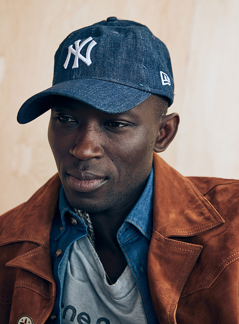 New Era: La casquette denim Yankees de New York Bleu foncé pour homme