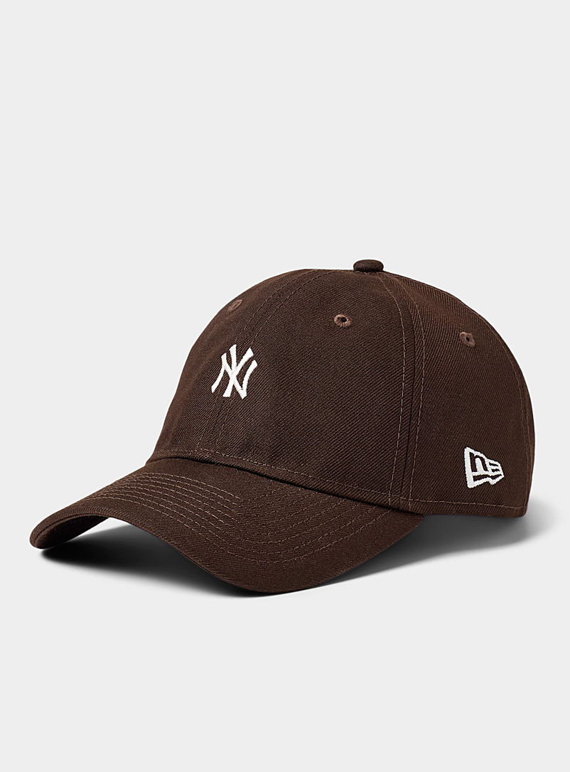 New Era Brown New York Yankees mini-logo cap for men
