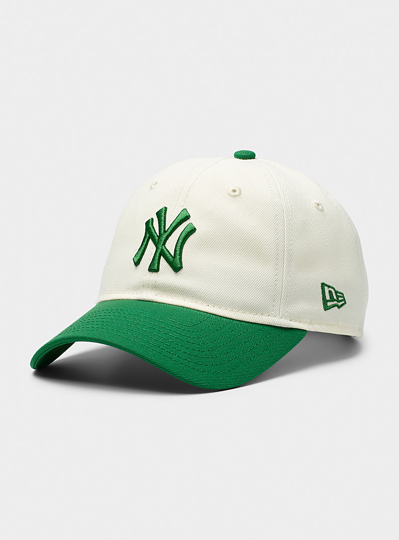 New Era Pine/Bottle Green NY 9Twenty two-tone baseball cap for women