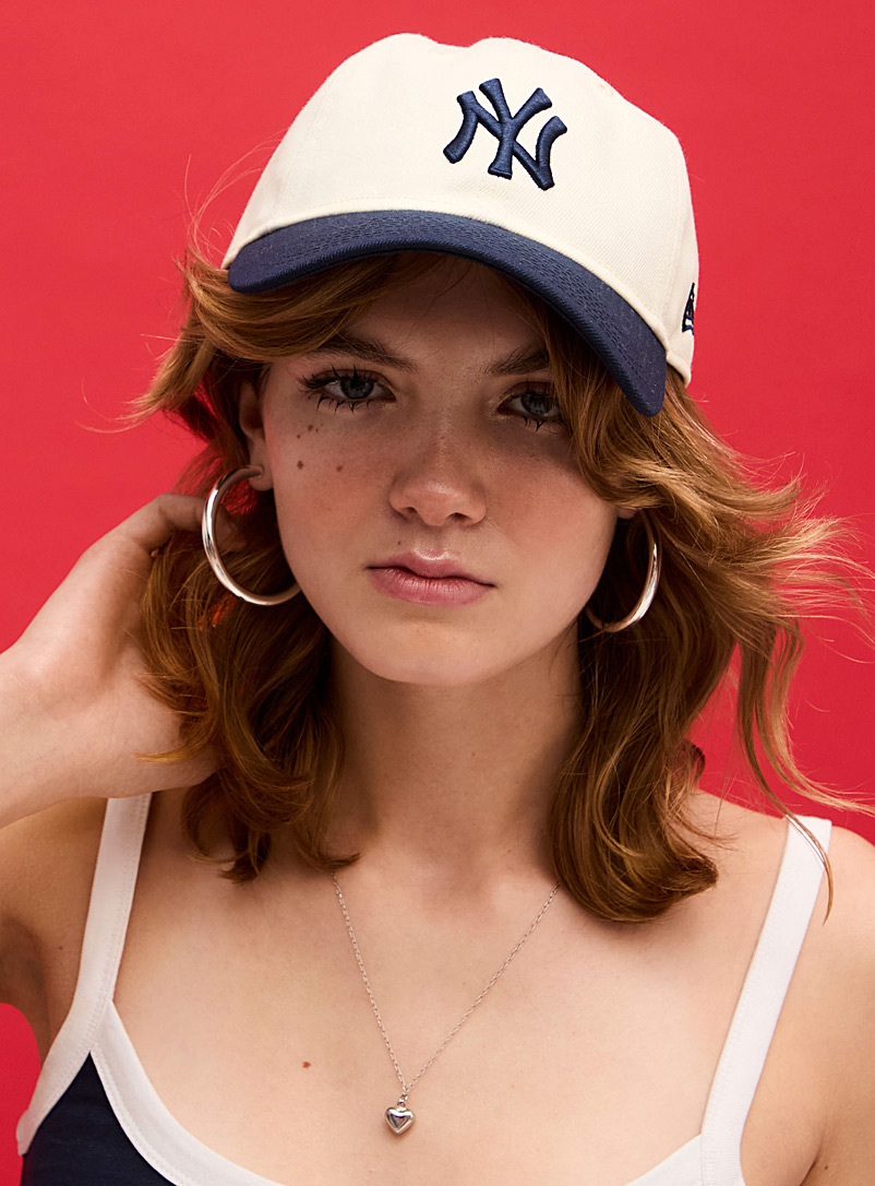 New Era Marine Blue NY 9Twenty two-tone baseball cap for women