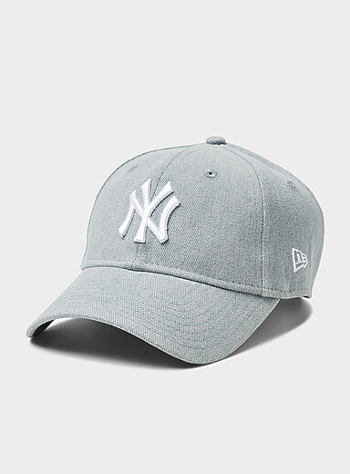 La casquette Yankees de New York denim p&acirc;le