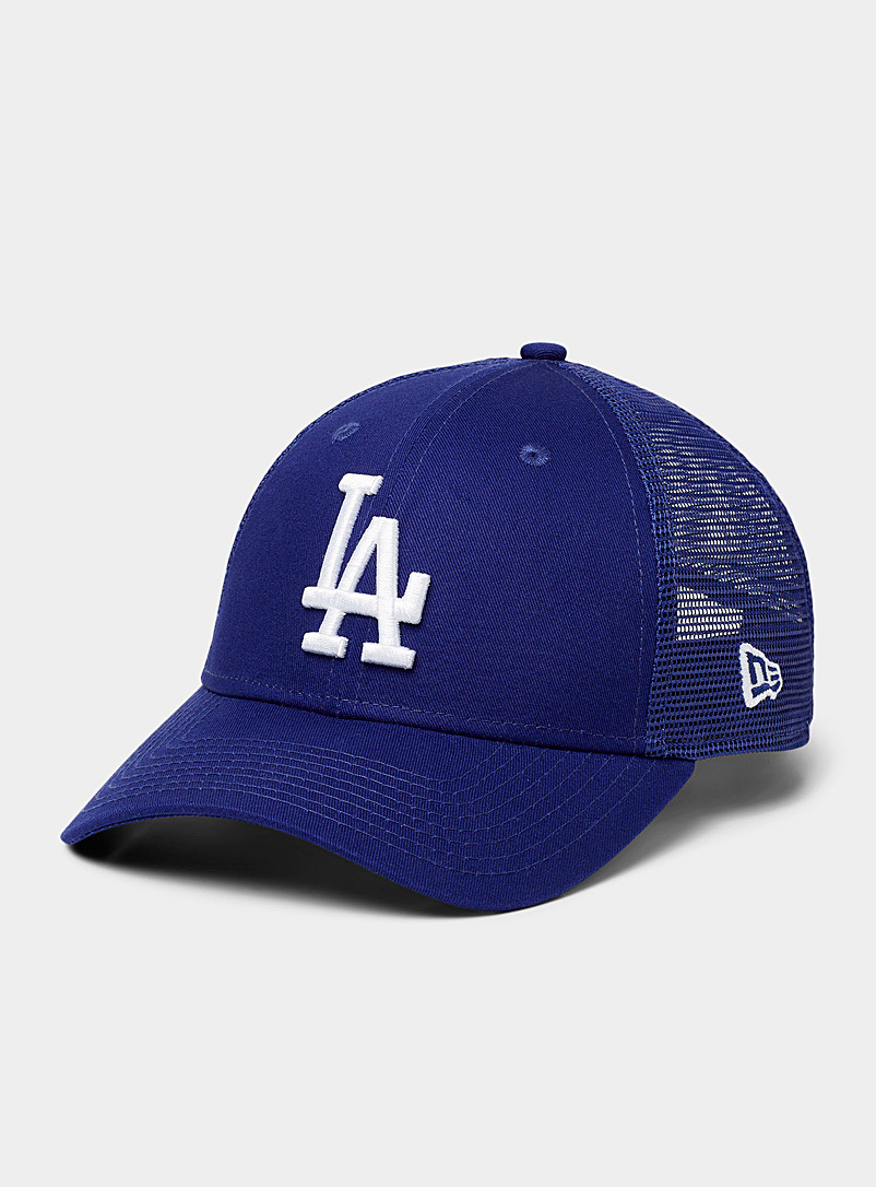 New Era Blue LA Dodgers trucker cap for men