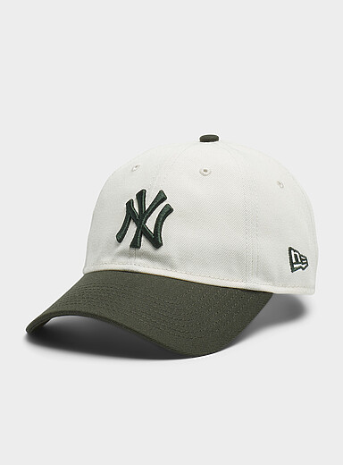 New Era Patterned Ecru Two-tone NY Yankees cap for men