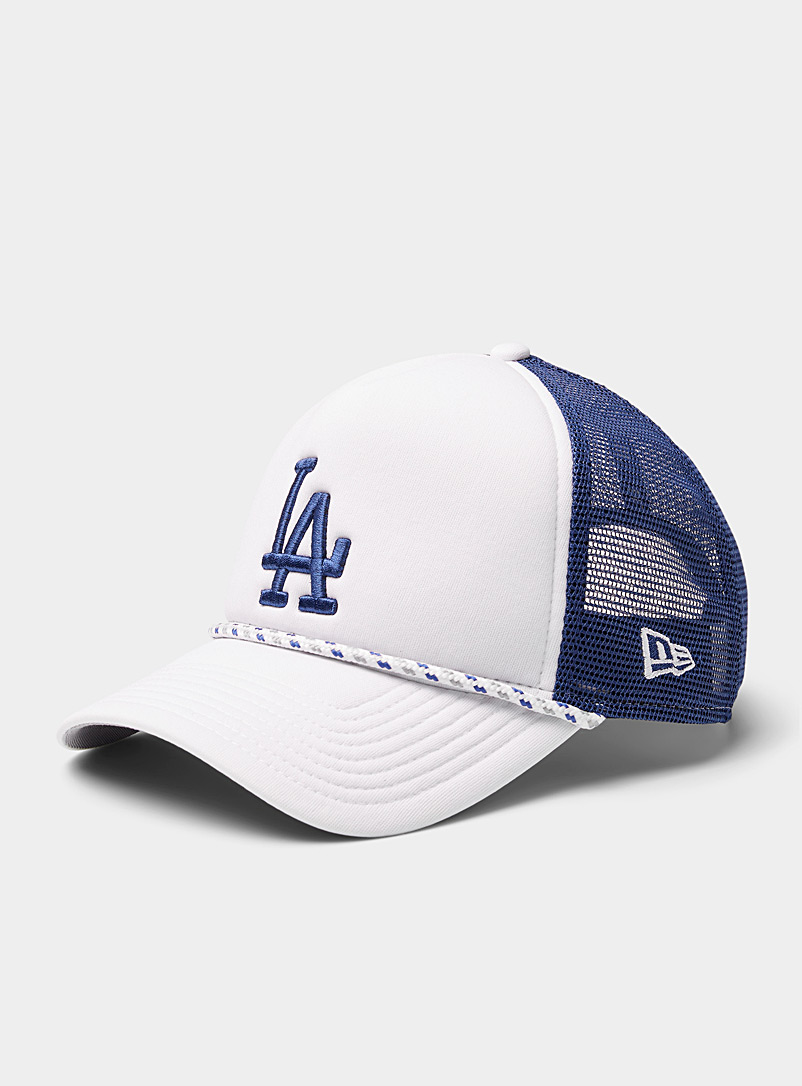 New Era: La casquette camionneur LA Dodgers bicolore Beige crème assorti pour homme