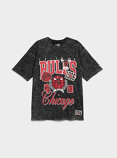 Le t-shirt d&eacute;lav&eacute; acide Chicago Bulls