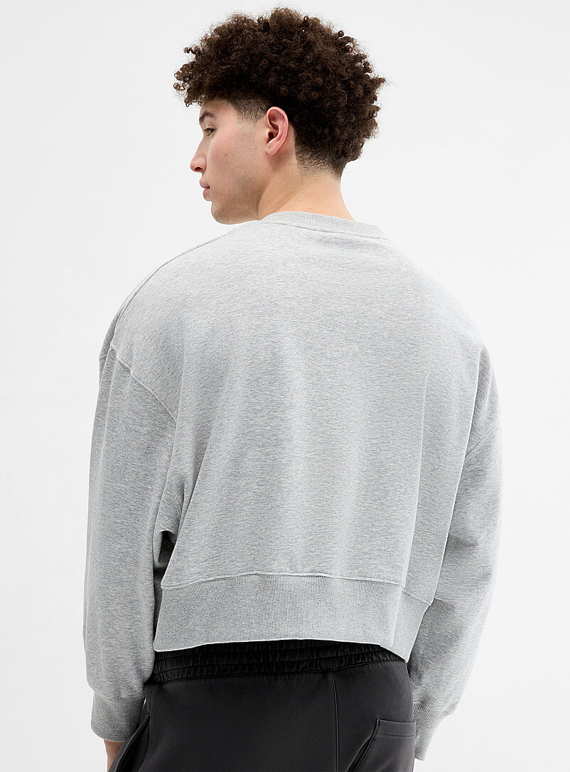 New Era: Le sweat court Knicks Gris pour homme