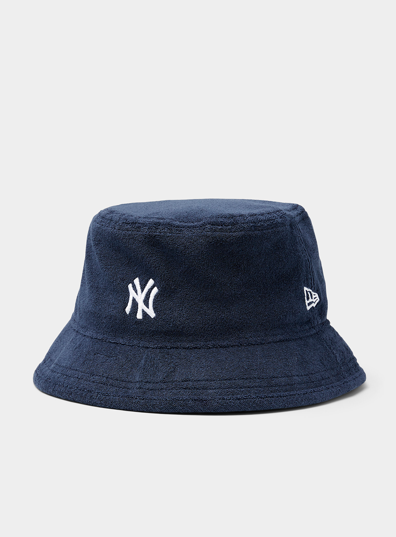 New Era New York Yankees Terry Bucket Hat In Navy/midnight Blue