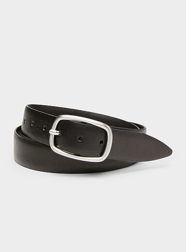 La ceinture &eacute;pur&eacute;e boucle rectangle <b>Collection exclusive d'Italie</b>