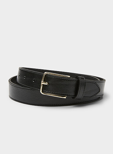 La ceinture en cuir &eacute;pur&eacute;e