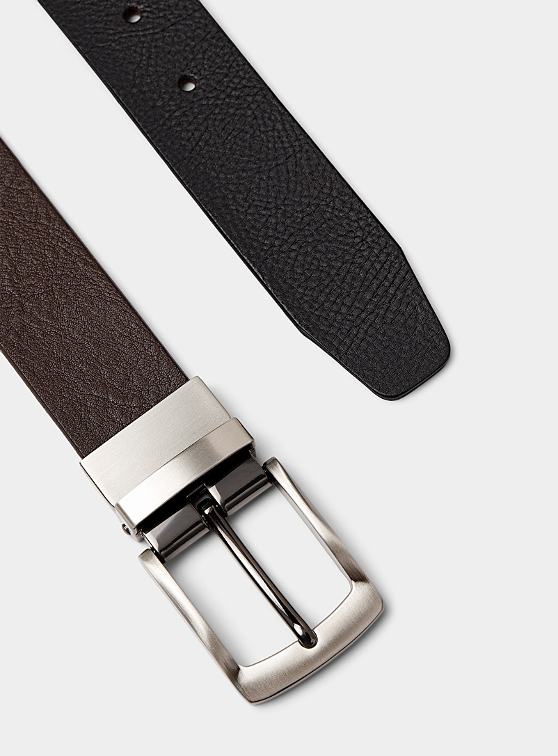 Reversible leather belt Exclusive collection from Italy product image 2