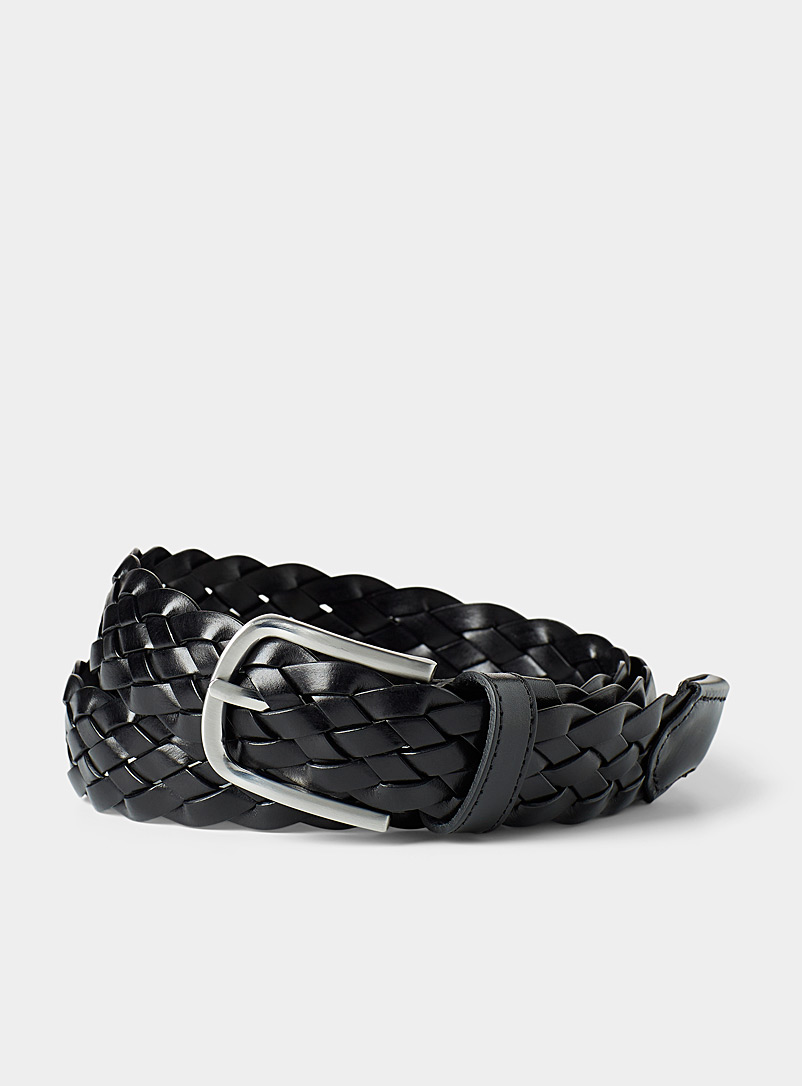 Braided Leather Belt Exclusive Collection From Italy