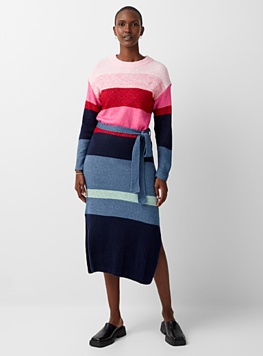 Colour blocks knit dress | FRNCH | | Simons